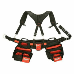 Milwaukee 48-22-8120 Contractor Work Belt w/ Suspension Rig Tool Pouch New