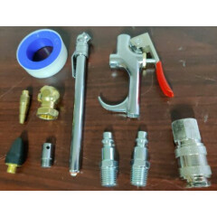 AIR COMPRESSOR ACCESSORY 10 PIECE KIT air tool accessory kit