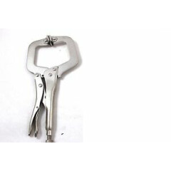 Locking C-Clamp Pliers 11" Vice Grip Easy Quick Release & Micro-Adjustment W/PAD