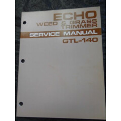 Preowned Echo GTL-140 String Trimmer Service Manual 25 Pages #402-02