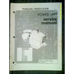 Poulan / Weedeater XR-30,2600,3000 Series etc Trimmer Power Unit Service Manual
