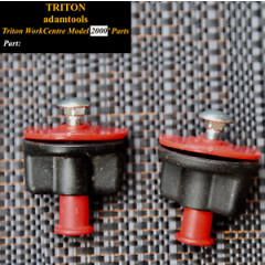 Triton model 2000' Parts: Pair of Table Support Knobs plus extra 