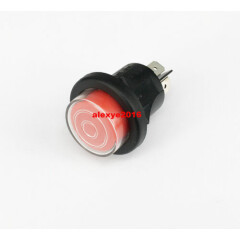 RLEIL RL5 T125/55 Momentary Pushbutton Switch Red Button with Waterproof Cover