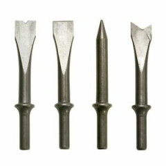 GMI 4pc AIR CHISEL SET AIR HAMMERS WELD BUSTER TAPERED PUNCH RIPPING NEW 