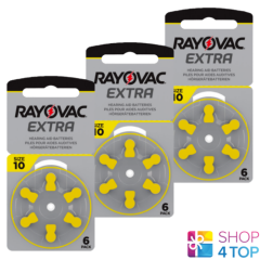Rayovac Extra Advanced Size 10 Mf PR70 Hearing Aid Batteries 1.45V Zinc Air New