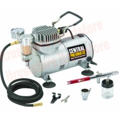 PRO Oilless Compressor Airbrush Kit with Easy Color-Change Airbrushes