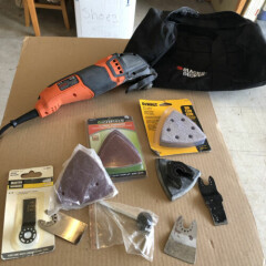 Black & Decker BD200MT Oscillating Multi-Tool 2.0 Amp with Accessories Used 