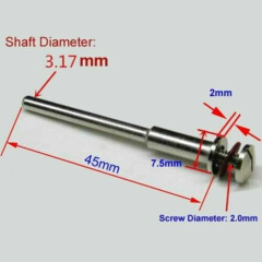 Accessory for Rotary Tool 15 Large Mandrel 1/8 Shank for Disc Cut Polish