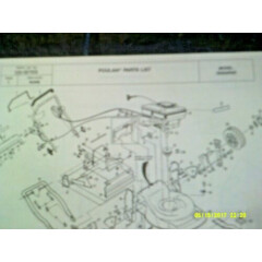 Poulan Walk Mower Model XE850PAR Parts List 530067859