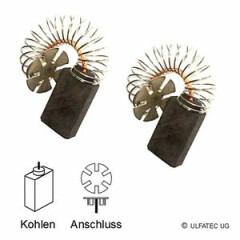 Carbon Brushes For AEG kes36, uws1400i, ws2000, ws2300, wsa2000 - 8x16x28mm (2135) 