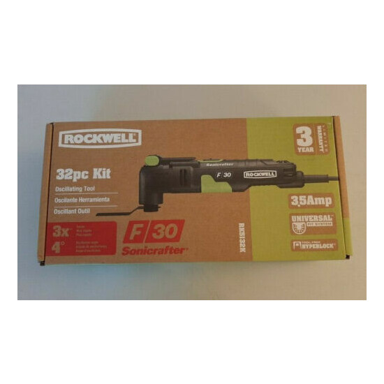 Rockwell RK5132K 3.5 Amp Sonicrafter F30 Oscillating Multi-Tool Kit - NEW  image {1}