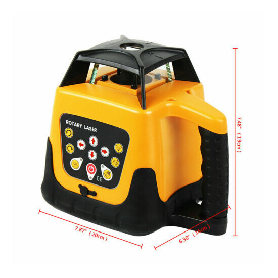Self-leveling Rotary Green/Red Laser Level kit 150 meter distance - UK Stock image {48}