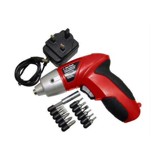 PRO 3.6V ELECTRIC RECHARGEABLE BATTERY CORDLESS SCREWDRIVER DRILL SET BITS image {6}