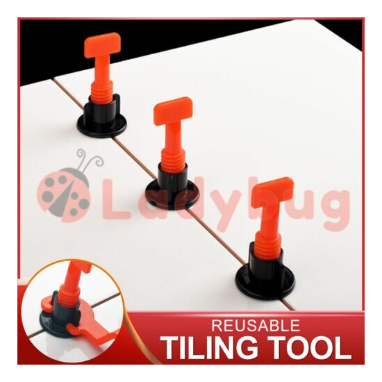 Tile Leveling System Clips Levelling Spacer Tiling Tool Floor Wall Wrench image {1}