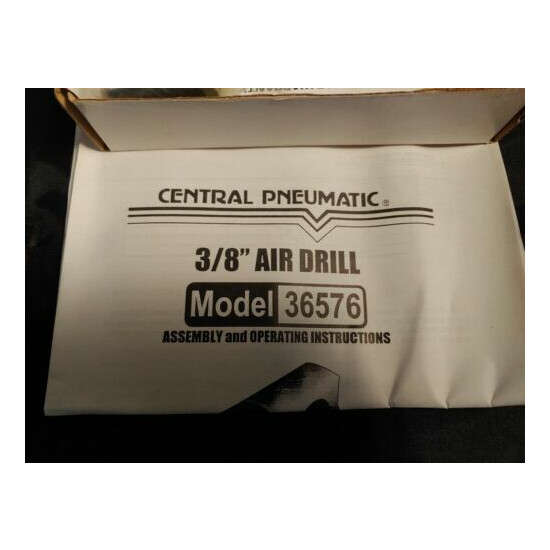 NEW Central Pneumatic 36576 AIR DRILL 3/8" image {3}