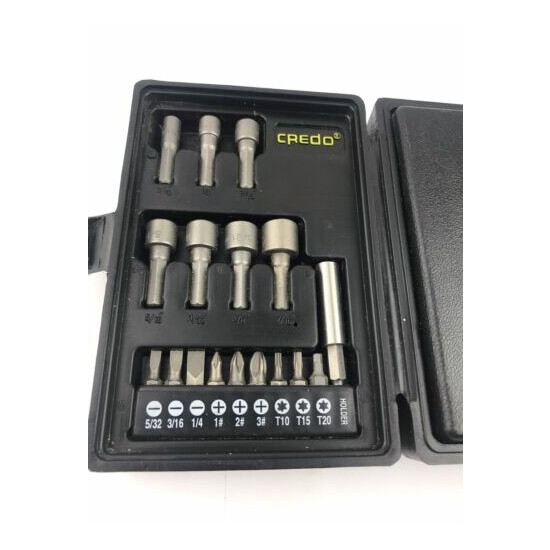 Credo Drill Bits Set Lot With Case Tool image {2}