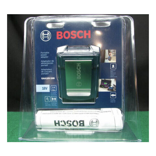 **NEW** Bosch GAA18V24N 18V Fast-Charging Portable Dual Power Adapter image {1}
