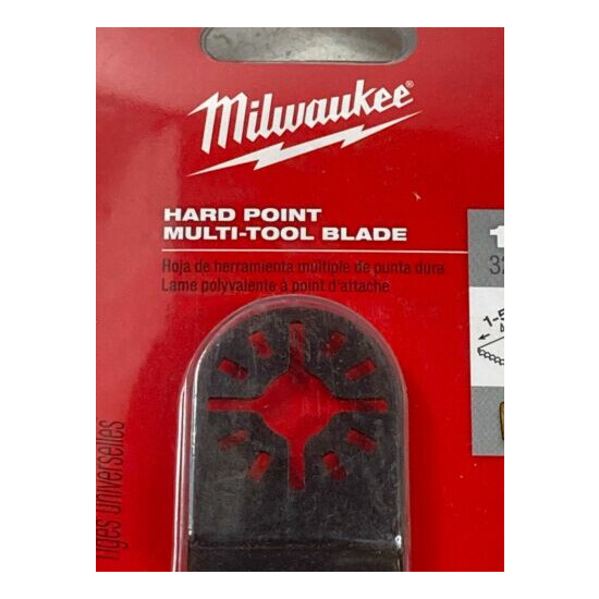 Milwaukee 1 1/4" x 3 3/4" High Carbon Steel Oscillating Multi-Tool Blade image {3}