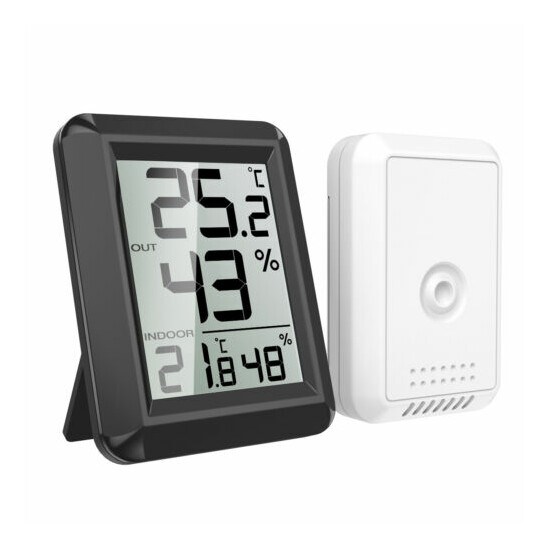 Mini Digital LCD Outdoor Indoor Room Thermometer_Hygrometer Temperature Humidity image {23}