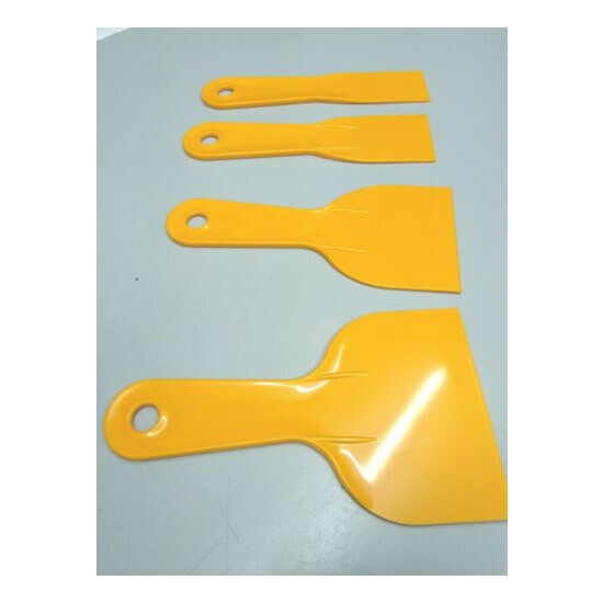 Dekor Plastic Spatula Set (Putty Knives/Scrapers, 4 Pieces) [Code: 142] image {5}