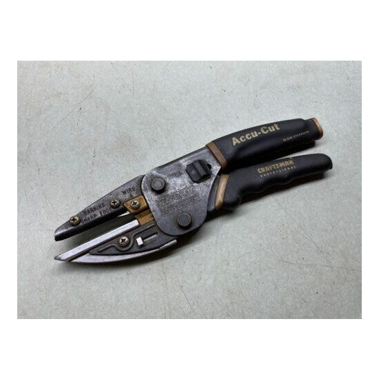 CRAFTSMAN Professional Accu-Cut Knife Wire Cutter Shears Tubing Pliers (37310) image {1}