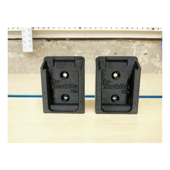 Wall Mount Holder for Makita DC10WD and Optional Mounts for Tools and Batteries image {12}