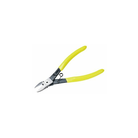 TSUNODA / PLASTIC CUTTING NIPPERS - ROUND BLADE TYPE / SNP-145R / MADE IN JAPAN image {1}
