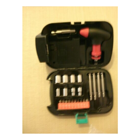 25 Piece mini tool kit with flashlight Ruff Ready - new in original box image {2}