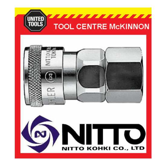 GENUINE NITTO JAPANESE MADE QUICK CUPLA AIR FITTINGS & CLAMPS- 1/4 3/8 & 1/2 BSP image {18}