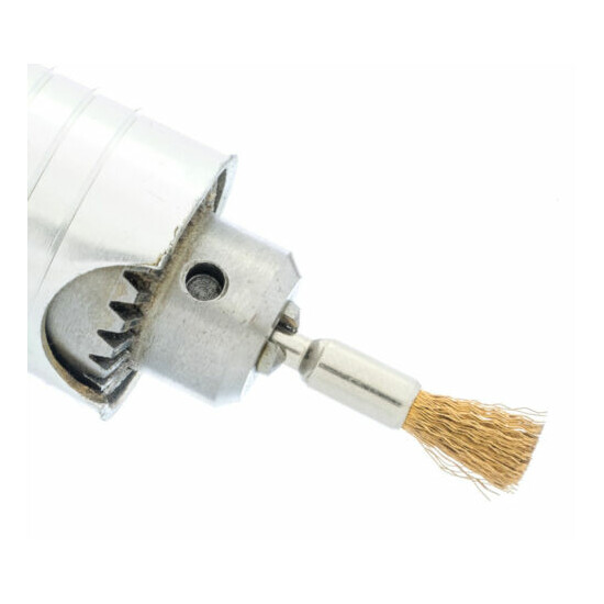 New 6pc Mini Brass Wire Pencil Drill Rotary Tool Polishing Brush 1/8" Shank image {3}