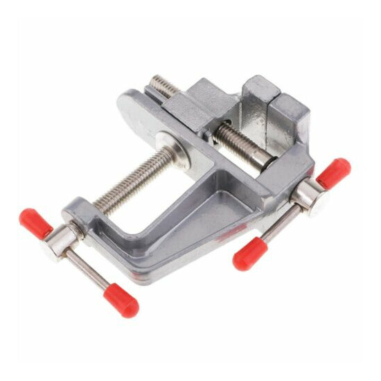 Mini Vice Clamp Table Clamp Workbench Desk Small Craft Hobby Model Maker Tool image {3}