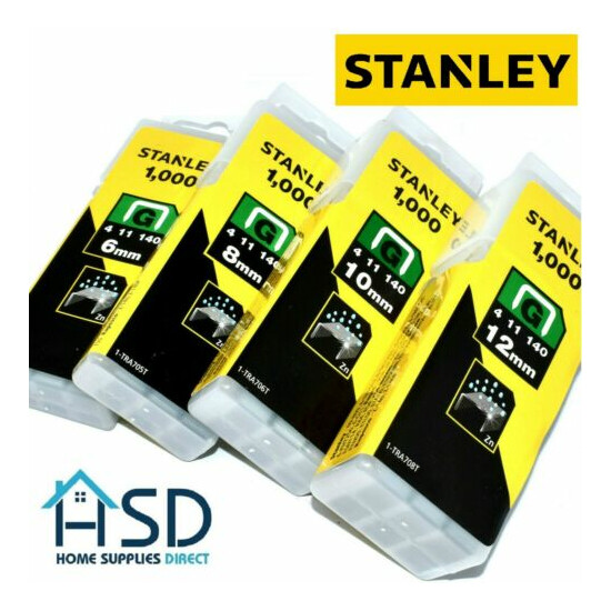 Heavy Duty Staples Stanley Refill Pins Available in 6mm 8mm 10mm 12mm 14mm image {1}