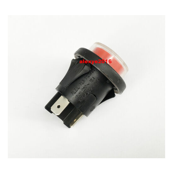 RLEIL RL5 T125/55 Momentary Pushbutton Switch Red Button with Waterproof Cover image {2}