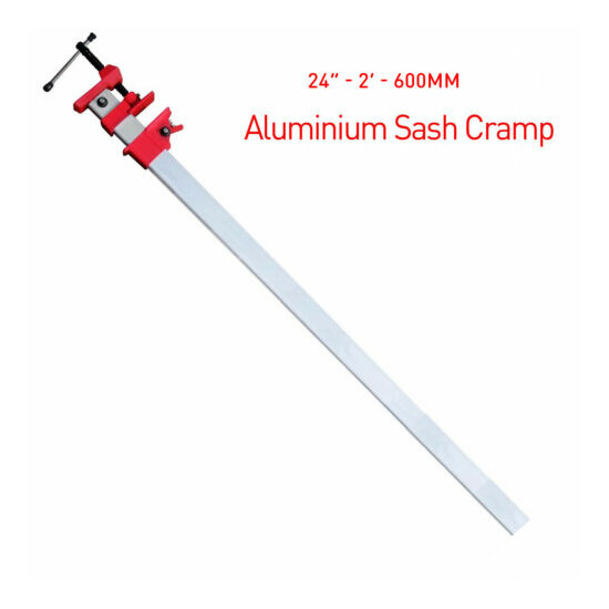 2Pc Sash Cramp Aluminium Quick Release Bench Clamp (Sold Set of 2) image {4}