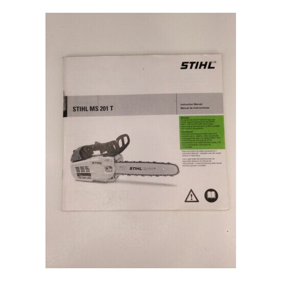 STIHL MS201T chainsaw owners manual image {1}