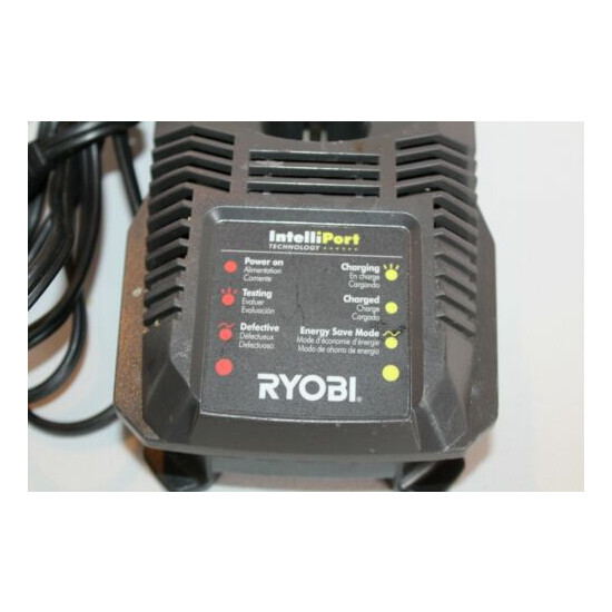 Ryobi (P118) Lithium-ion/Ni-Cad ONE+ 18V IntelliPort Battery Charger image {2}