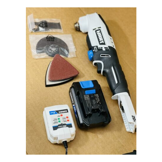 Hart 20V Cordless Osillating Tool with Battery & Charger image {1}