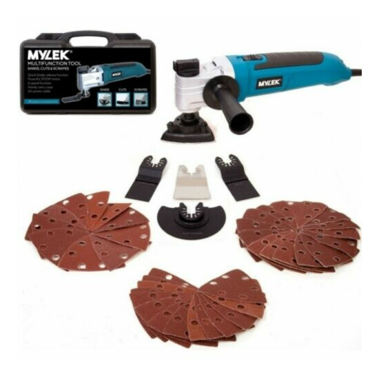 MYLEK Electric Multi Tool with 48 Piece Accessory Kit image {6}