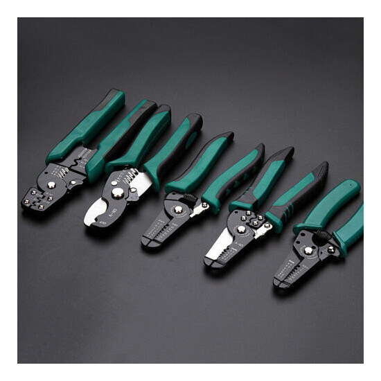 Multi tool Electrician Cable Wire Stripper Cutter Crimper Pliers Crimping Tool image {4}
