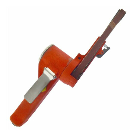 10mm Air Finger Belt Sander And Belts Power File Detail Sander Plus Belts AN130 image {2}