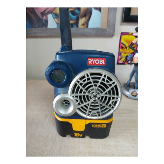 Ryobi 18V FM/AM Radio Used No Charger Battery Included image {1}