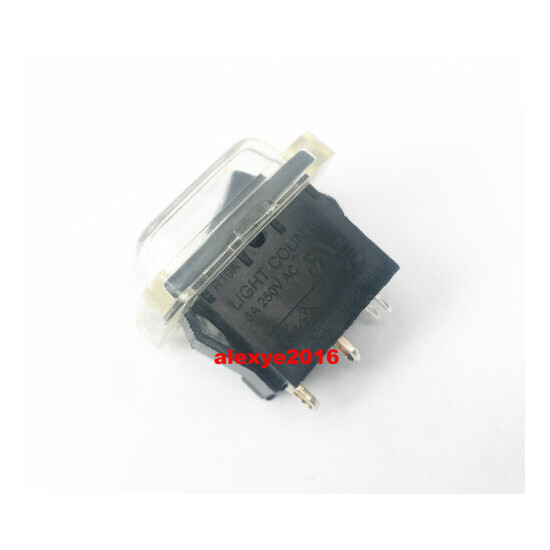 1 PCS LIGHT COUNTRY R19A Rocker Switch 4 Pins 2 Positions With Waterproof Cover image {1}