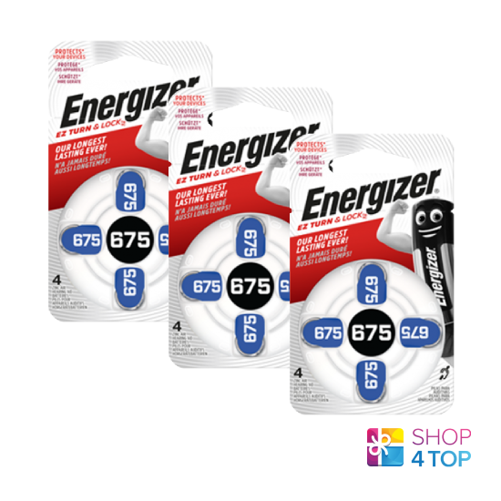 Energizer 675 Mf PR44 Hearing Aid Batteries Power Seal 1.4V Zinc Air image {4}