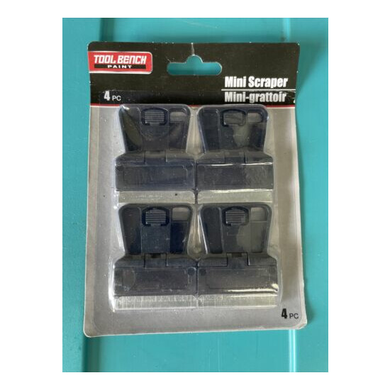 Set Of 4 Mini Razor Blade Razor Scraper Holder Handle Standard DIY Crafts image {1}