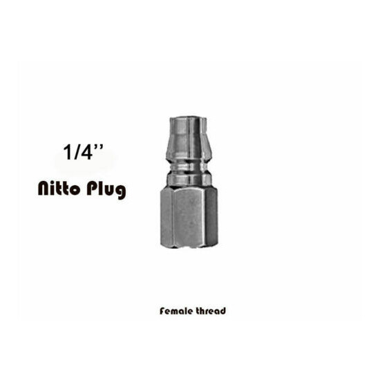 Nitto Type air hose male female fitting barb coupler socket coupling 1/4" 3/8" image {4}