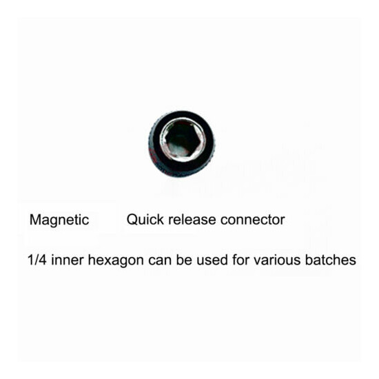 #X Magnetic 100mm Screwdriver Bit Holder Hex Shank Quick Change Extension Tool image {2}