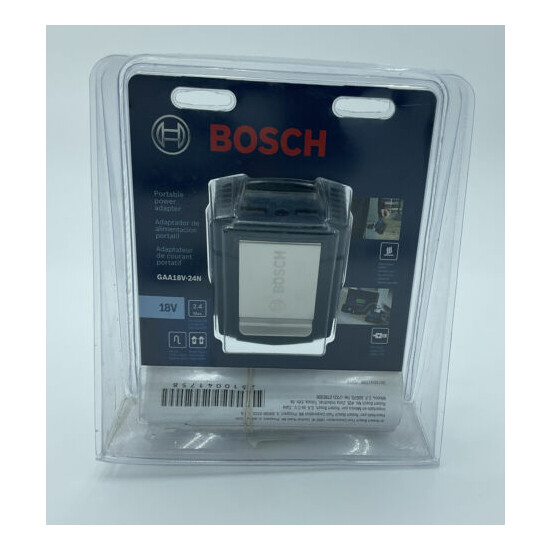 Bosch 18V Fast-Charging Portable Dual Power Adapter USB Power Source GAA18V24N image {1}
