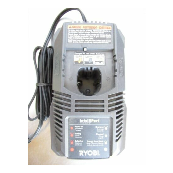 Ryobi P118 Lithium Ion Dual Chemistry Battery Charger for One+ 18 Volt Batteries image {2}