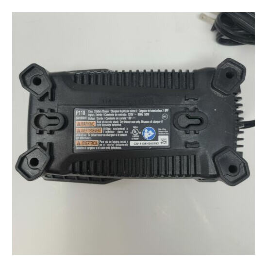 Ryobi P118 Battery Charger 18v One+ Plus IntelliPort image {4}