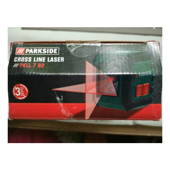 Parkside Cross-Line Laser self levelling LED display new image {1}